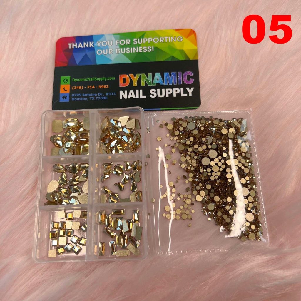 Rhinestone Set – Includes 6 Big Shapes and Mixed Sizes Round Shapes ($15.99): Designed to Dazzle, Built to Last