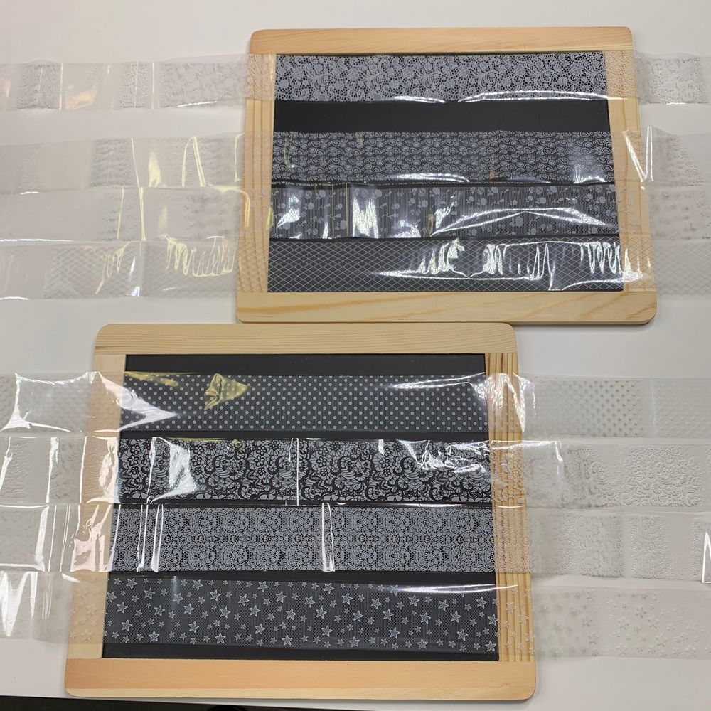 8 decorative nail foil rolls 2ft each - 2