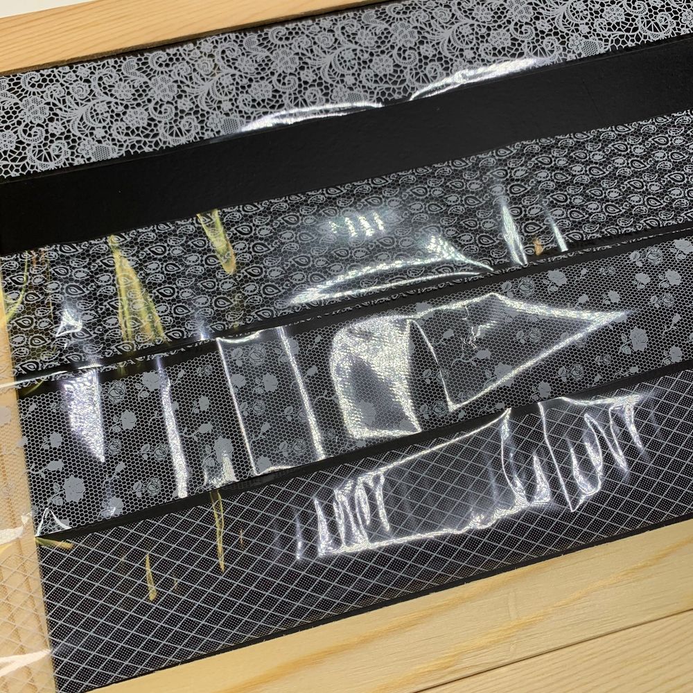 8 decorative nail foil rolls 2ft each - 4