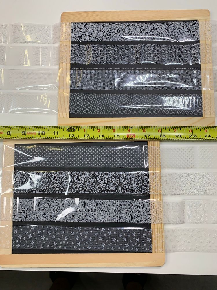 8 decorative nail foil rolls 2ft each - 5